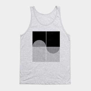 Abstract Wave Tank Top